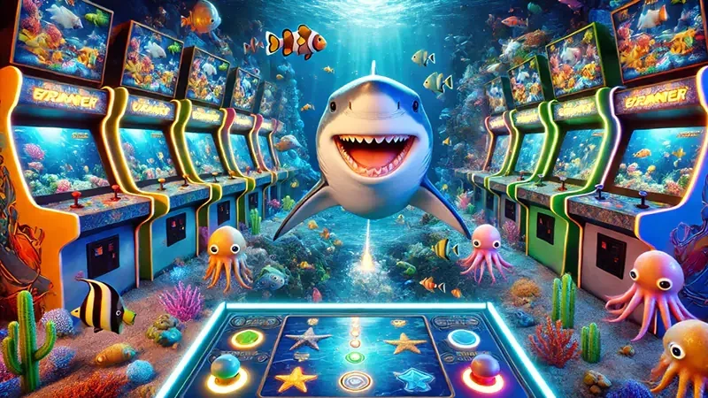 Visual permainan tembak ikan mobile sebagai bagian dari lobi INDO126